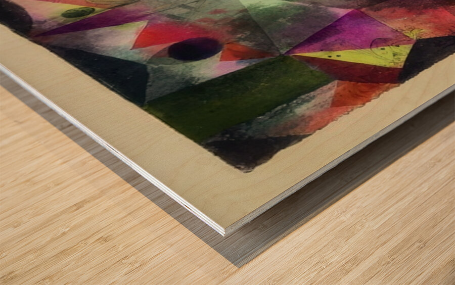 Paul Klee 25 Wood print