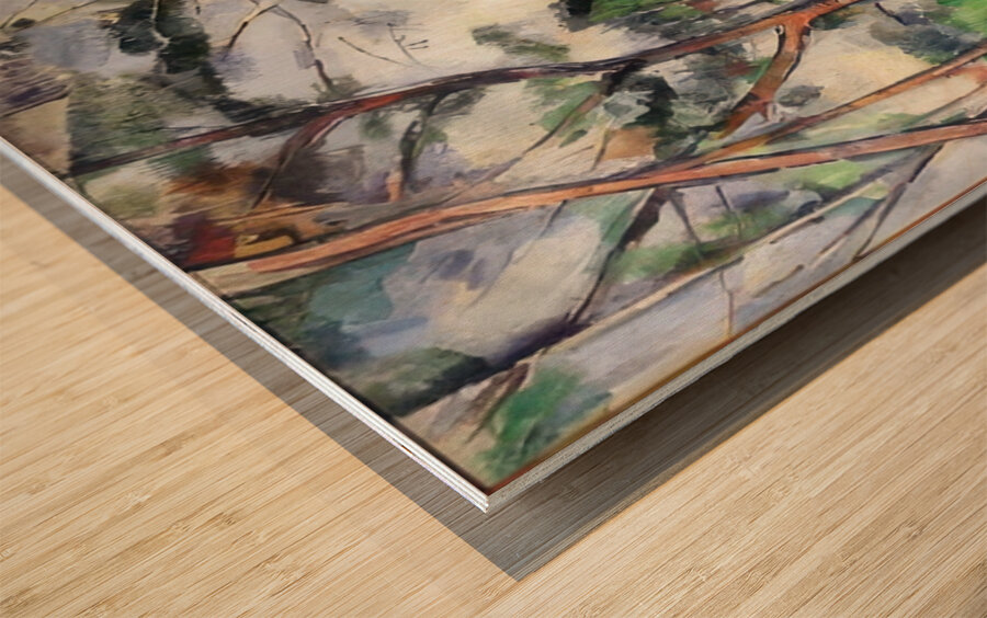 Paul Cézanne 5 Impression sur bois