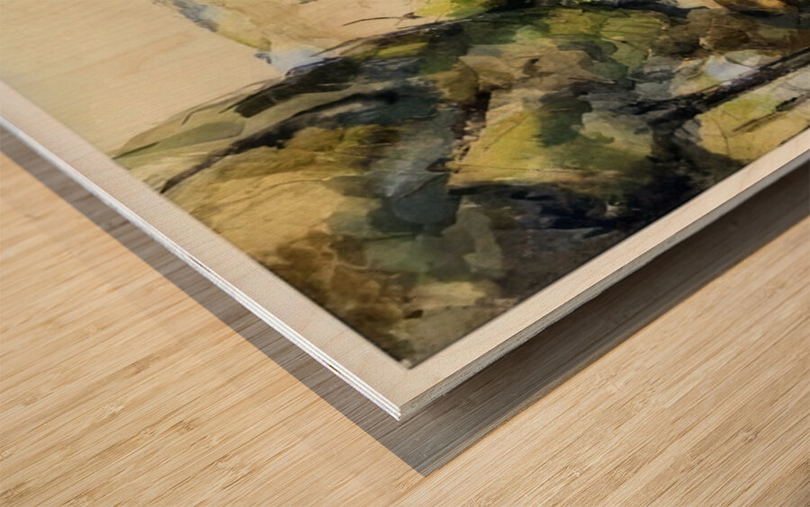 Paul Cézanne 9 Wood print