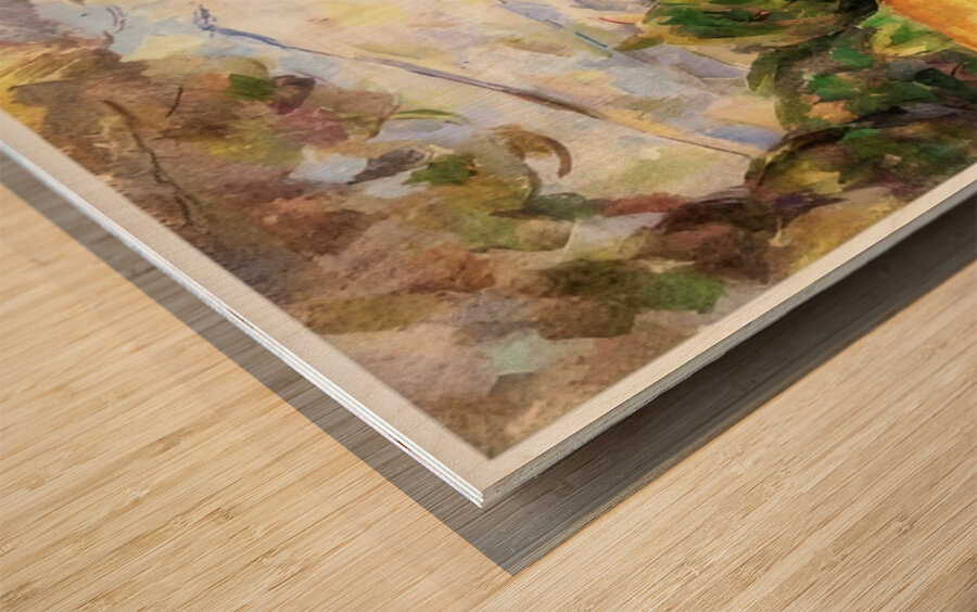 Paul Cézanne 19 Wood print