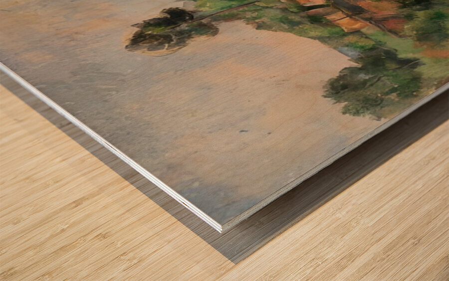 Paul Cézanne 41 Wood print