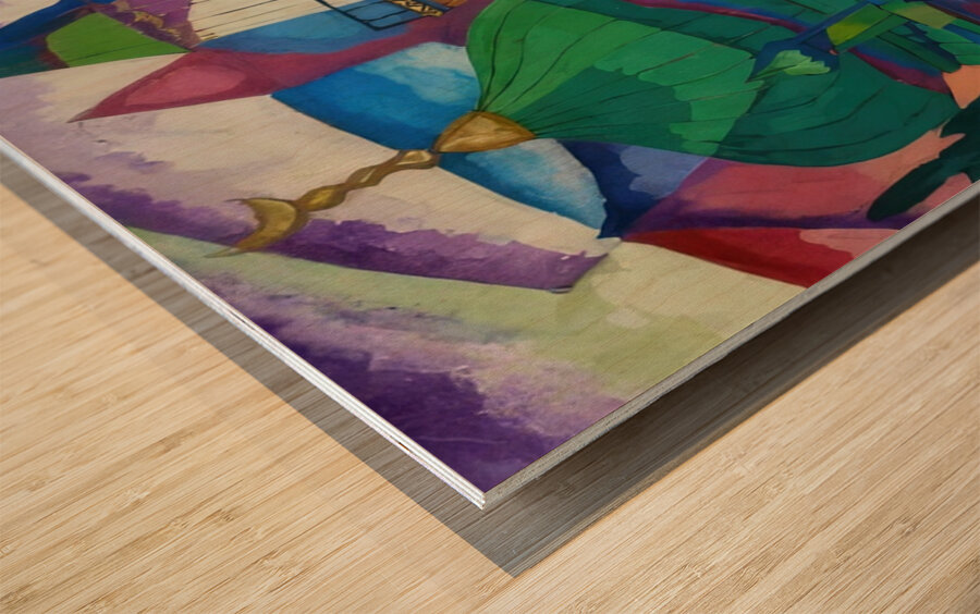 Aristarkh Lentulov 17 Wood print