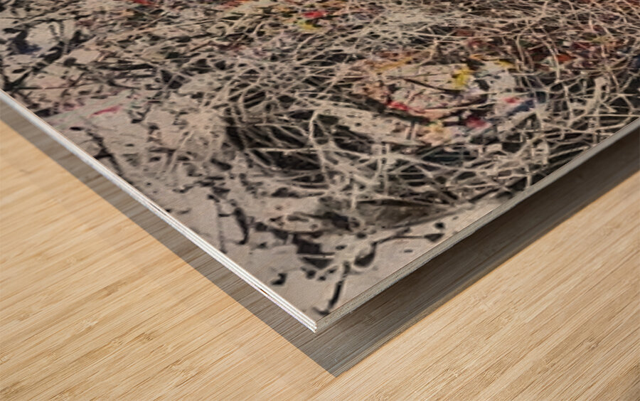 Jackson Pollock 2 Wood print