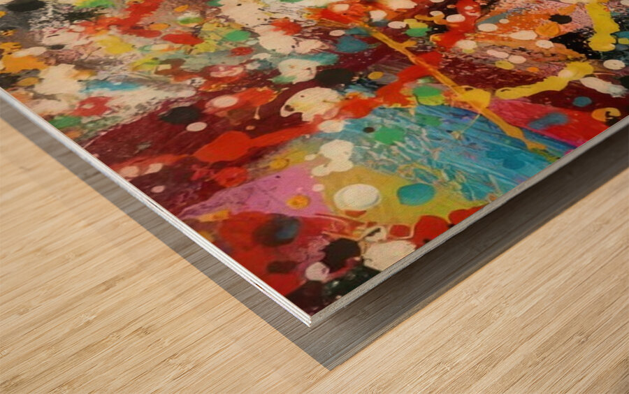 Jackson Pollock 8 Wood print