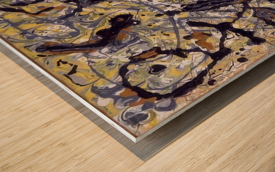 Jackson Pollock 14 Wood print