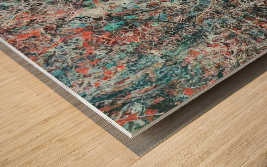 Jackson Pollock 15 Wood print