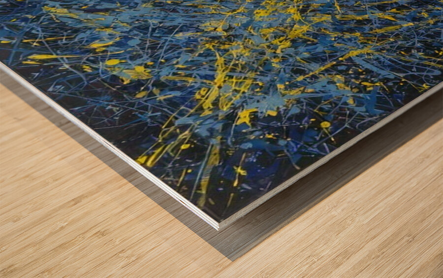 Jackson Pollock 17 Wood print