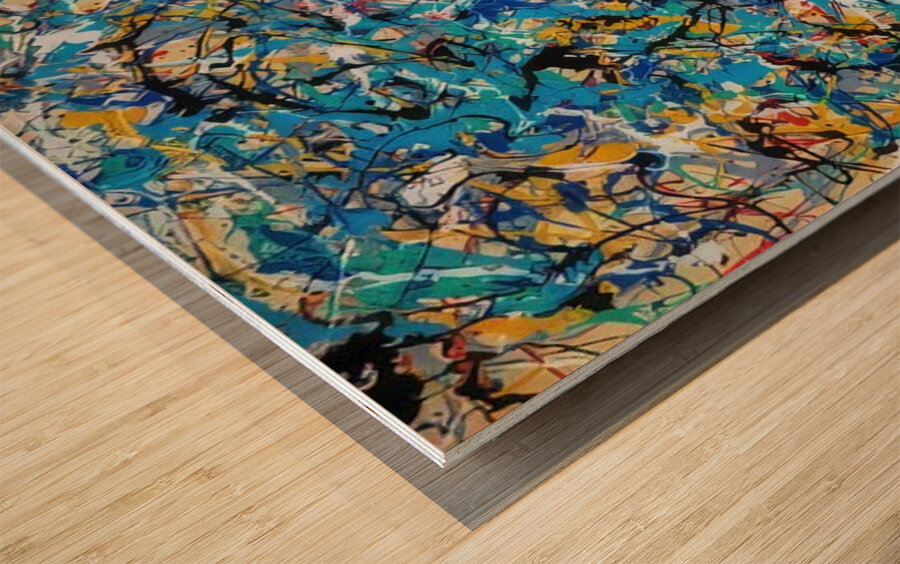 Jackson Pollock 18 Wood print