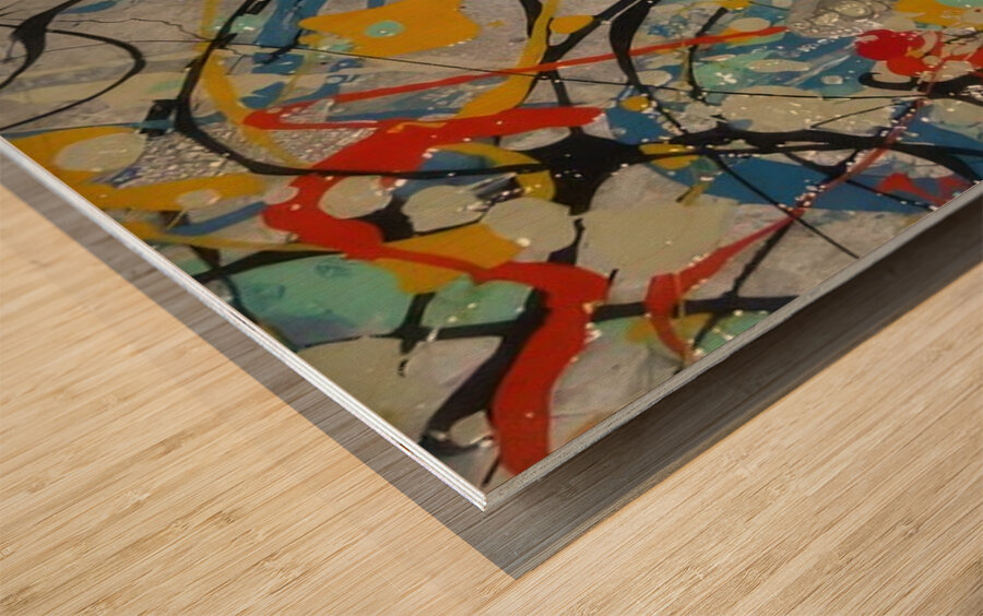 Jackson Pollock 21 Wood print