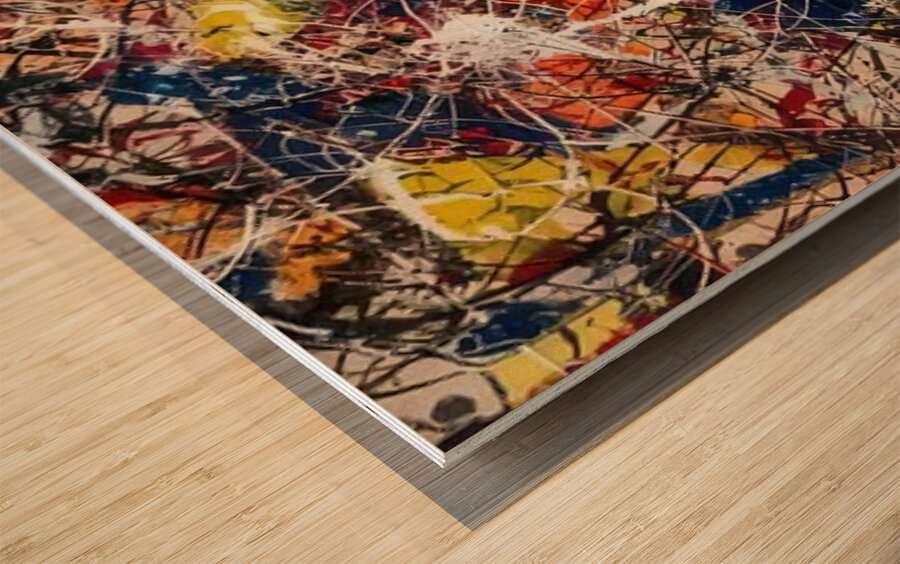 Jackson Pollock 22 Wood print