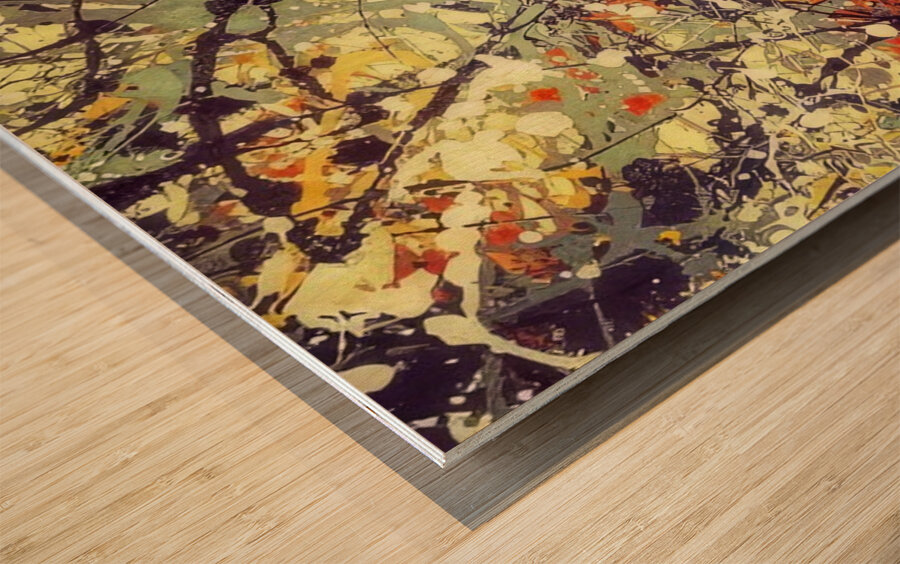 Jackson Pollock 24 Wood print