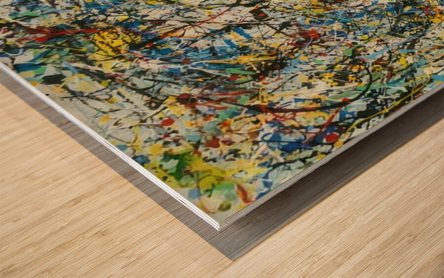 Jackson Pollock 29 Wood print