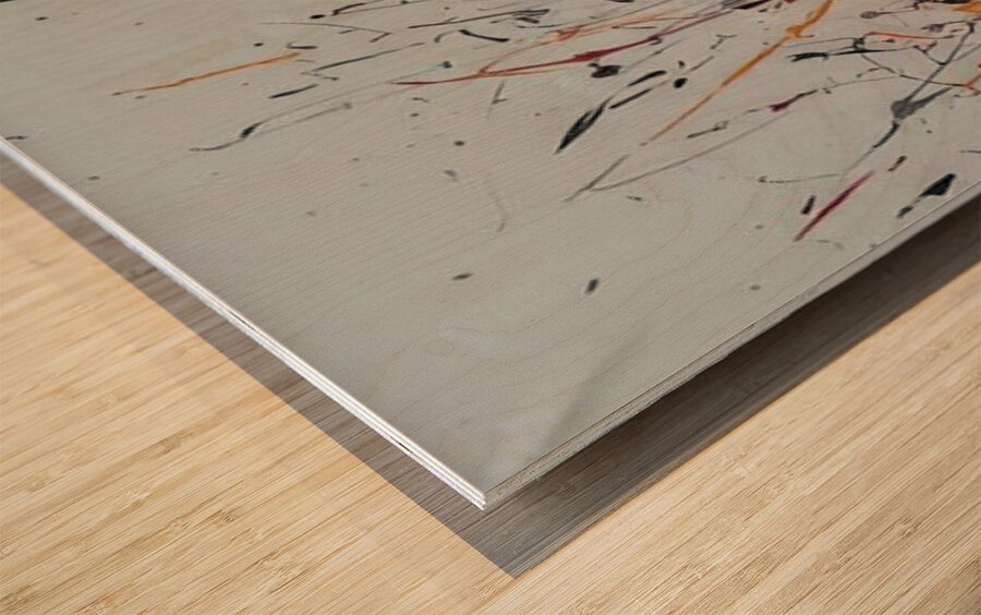 Jackson Pollock 30 Wood print