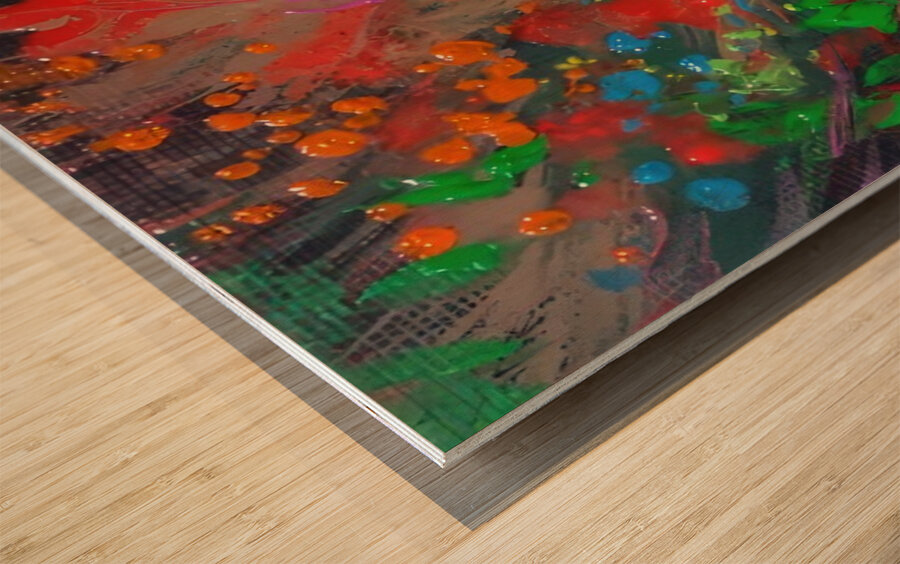 Jackson Pollock 35 Wood print