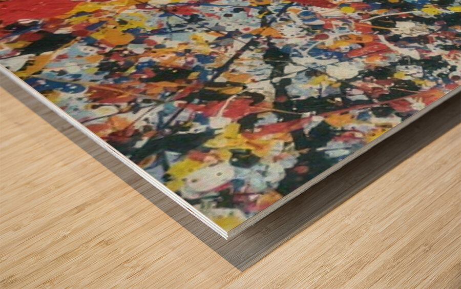 Jackson Pollock 38 Wood print