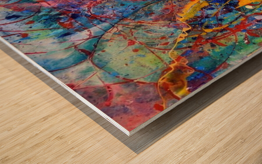 Jackson Pollock 1 Wood print