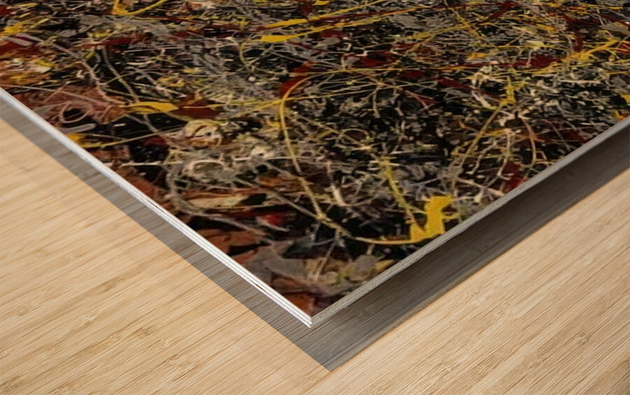 Jackson Pollock 2 Wood print