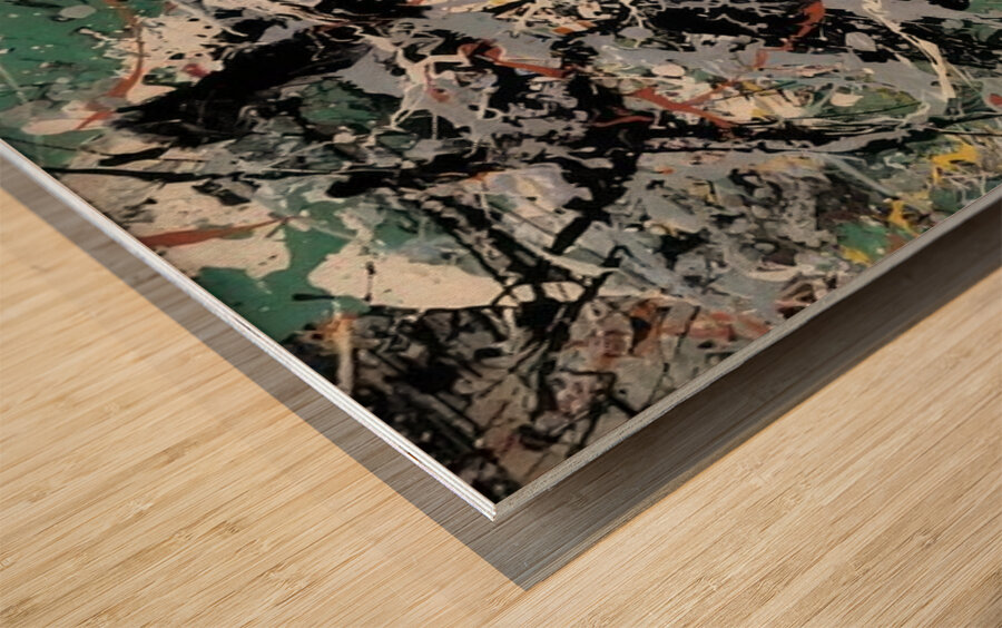 Jackson Pollock 7 Wood print