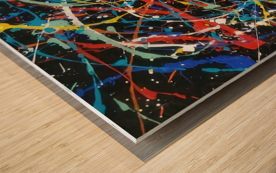Jackson Pollock 9 Wood print