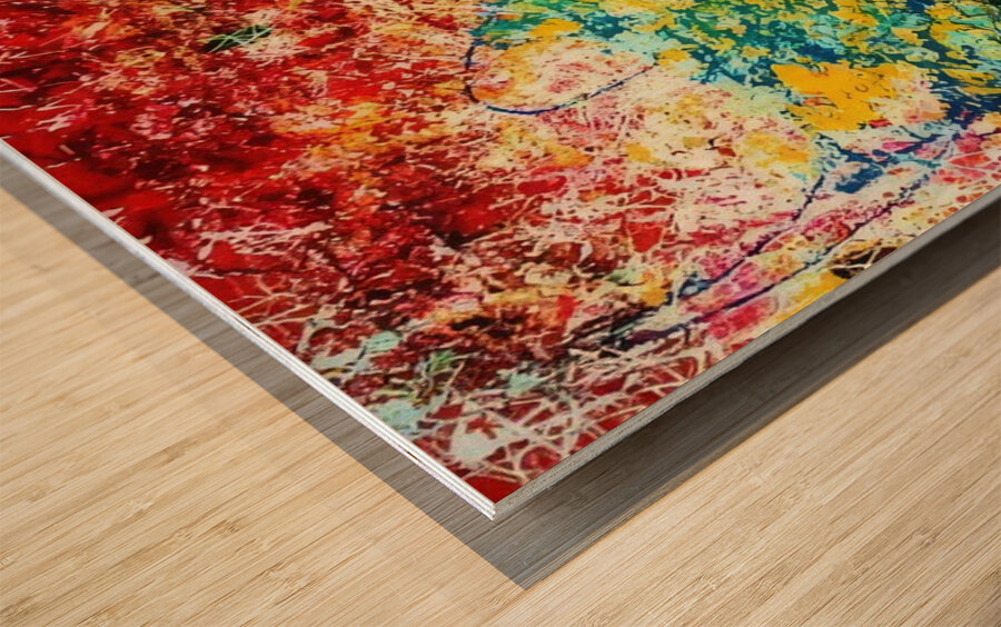 Jackson Pollock 11 Wood print