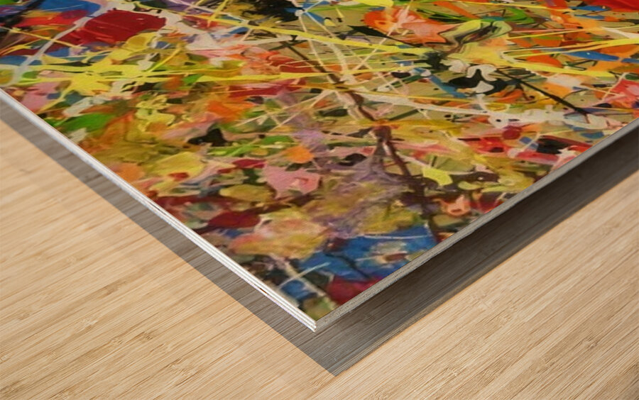 Jackson Pollock 12 Wood print