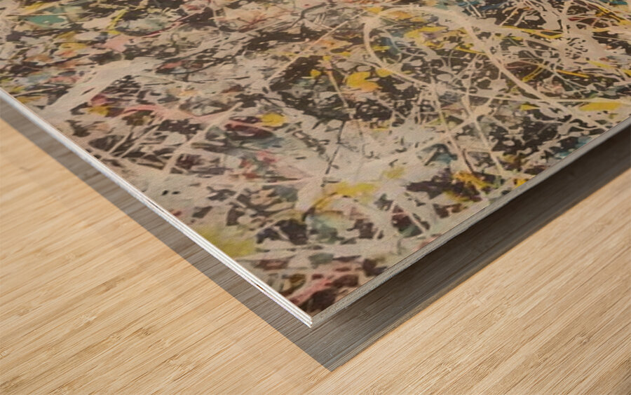 Jackson Pollock 13 Wood print