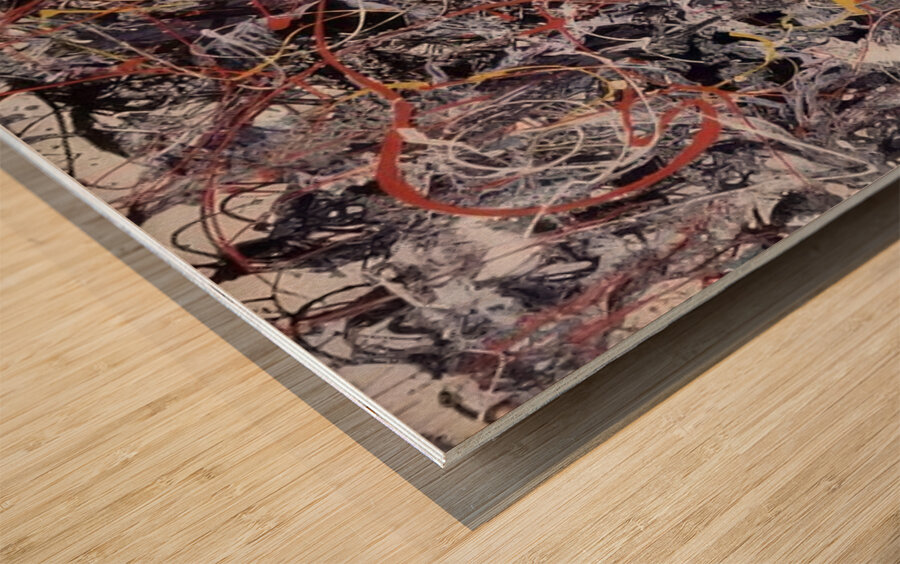 Jackson Pollock 18 Wood print