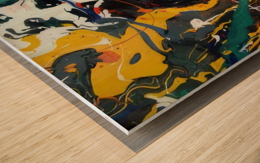 Jackson Pollock 20 Wood print