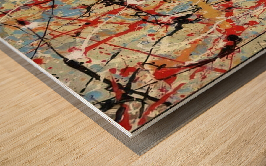 Jackson Pollock 23 Wood print