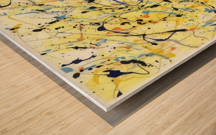 Jackson Pollock 24 Wood print