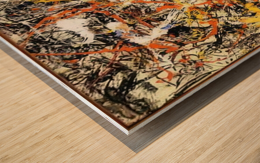 Jackson Pollock 27 Wood print