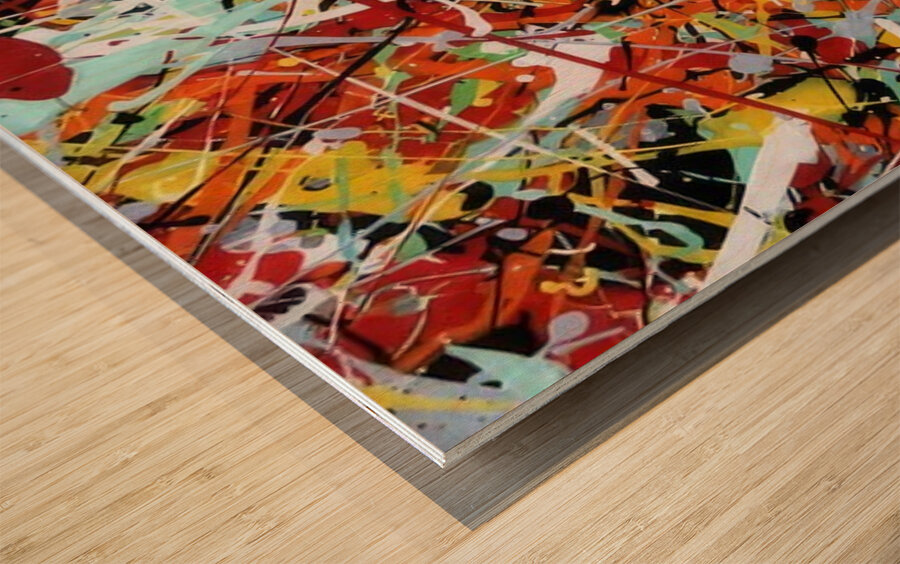 Jackson Pollock 28 Wood print