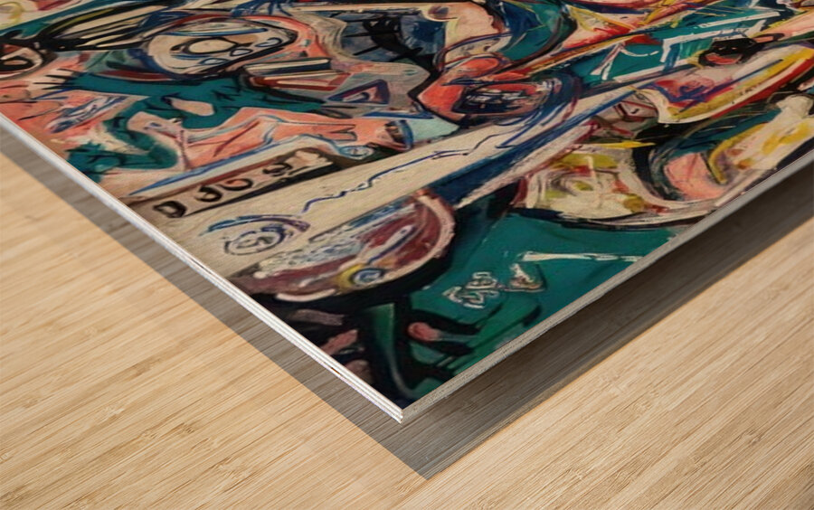 Jackson Pollock 29 Wood print