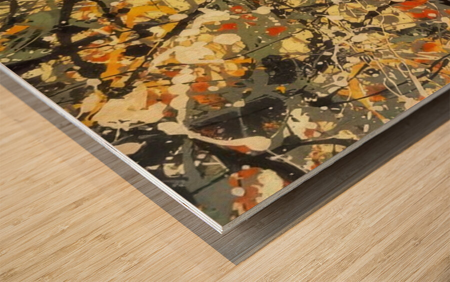 Jackson Pollock 35 Wood print