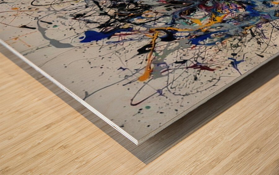 Jackson Pollock 38 Wood print
