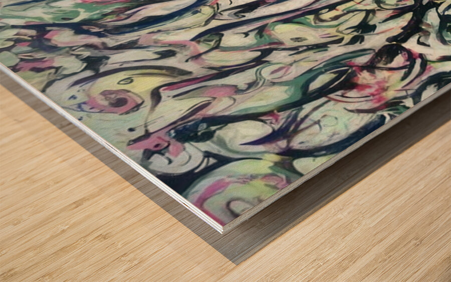 Jackson Pollock 42 Wood print