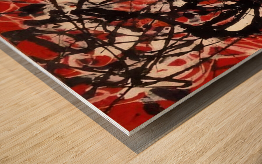 Jackson Pollock 44 Wood print