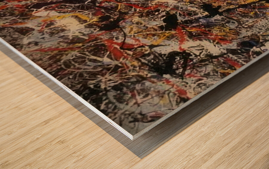 Jackson Pollock 45 Wood print