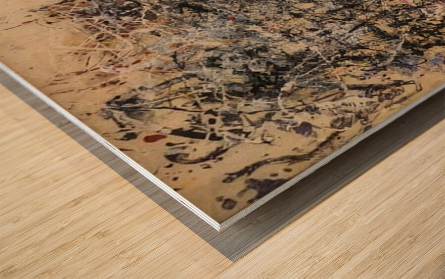 Jackson Pollock 47 Wood print
