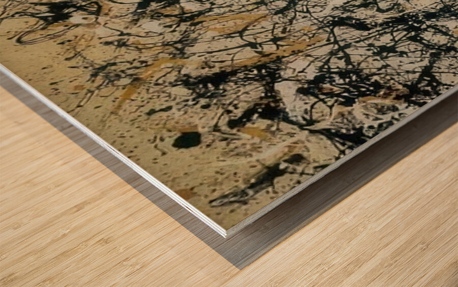 Jackson Pollock 48 Wood print