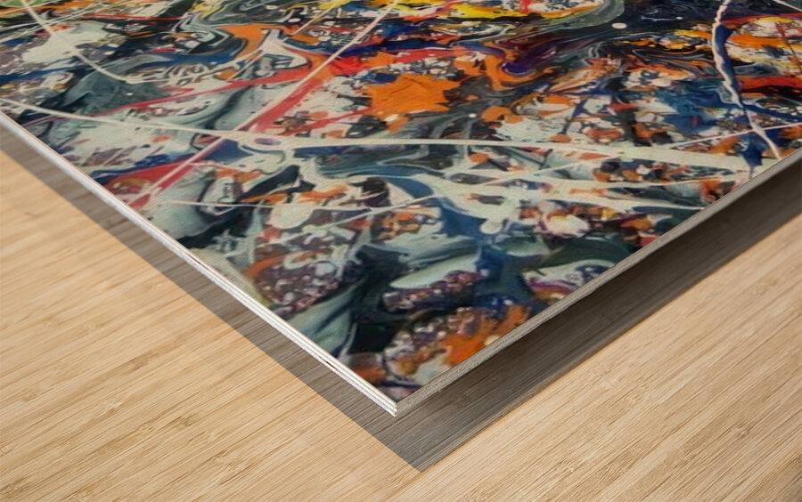 Jackson Pollock 49 Wood print