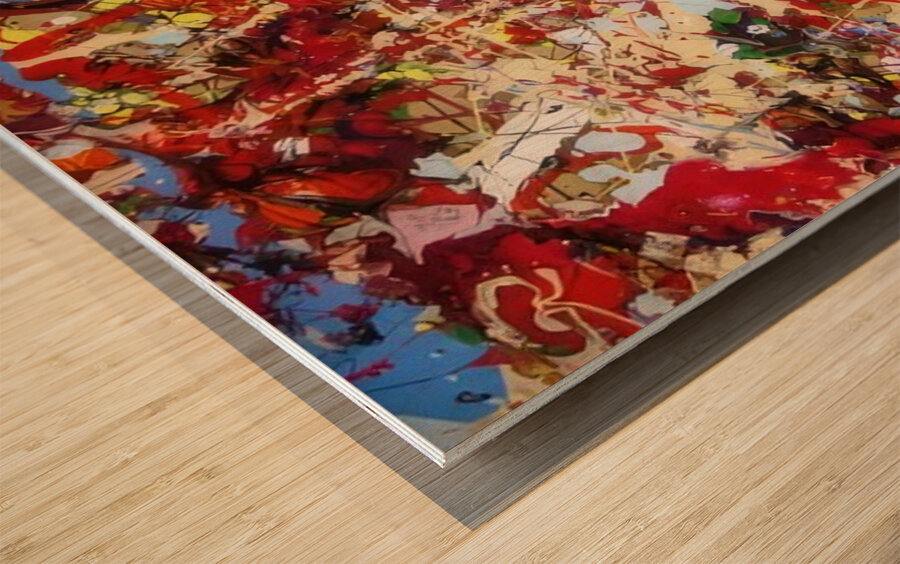 Jackson Pollock 50 Wood print