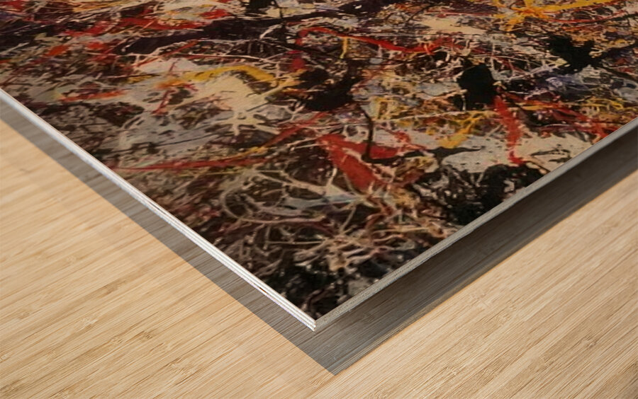 Jackson Pollock 2 Wood print