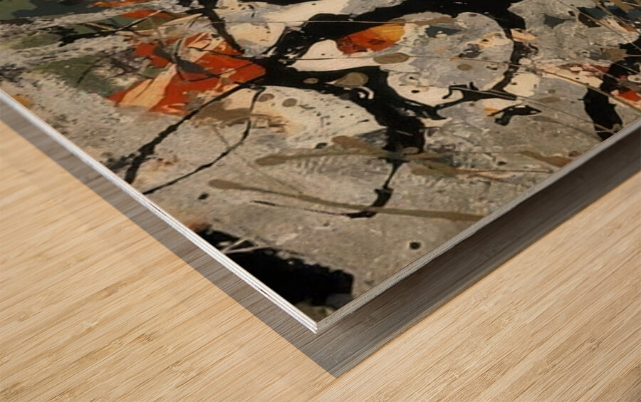 Jackson Pollock 6 Wood print
