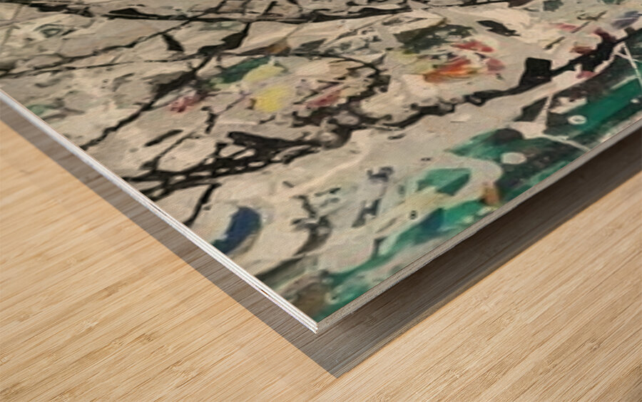 Jackson Pollock 12 Wood print