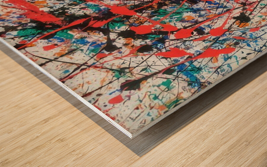 Jackson Pollock 14 Wood print