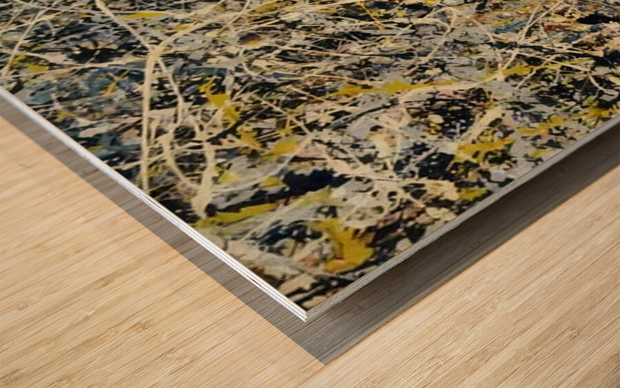 Jackson Pollock 15 Wood print