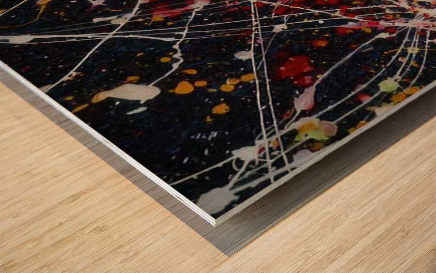 Jackson Pollock 18 Wood print