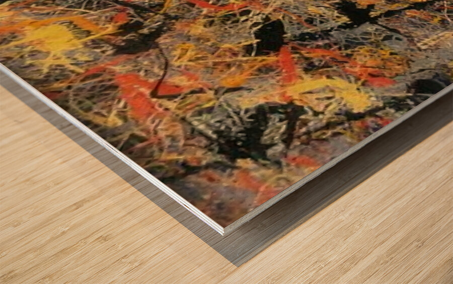 Jackson Pollock 19 Wood print