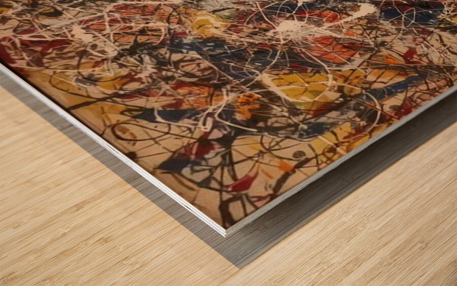 Jackson Pollock 21 Wood print